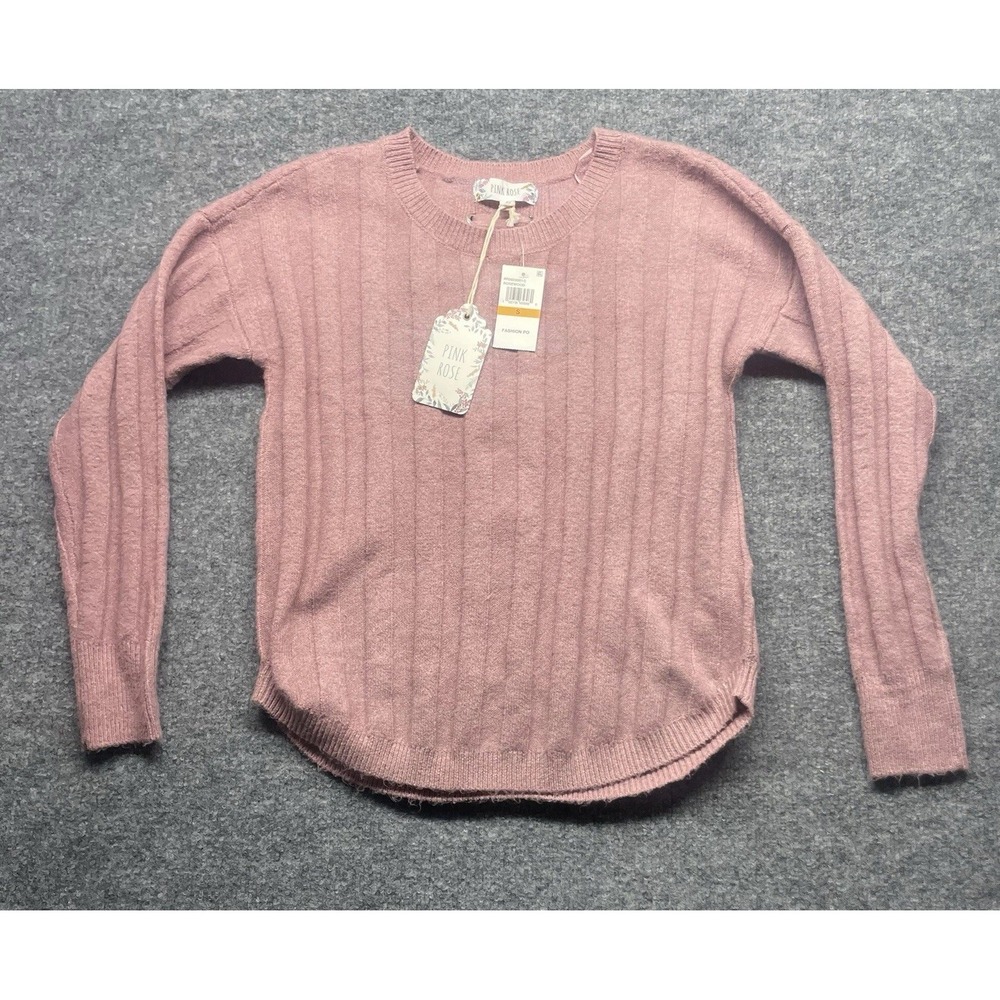 Pink Rose Dusty Pink Women's Sweater Size Small NWT